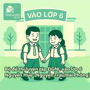Bộ đề thi luyện tập ĐGNL vào lớp 6 các trường THCS Nguyễn Huệ - Nguyễn Trãi (Hải Phòng)