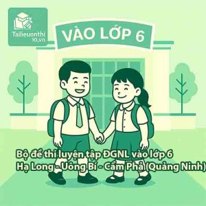 Bộ đề thi luyện tập ĐGNL vào lớp 6 các trường THCS trọng điểm Hạ Long - Cẩm Phả - Uông Bí (Quảng Ninh)