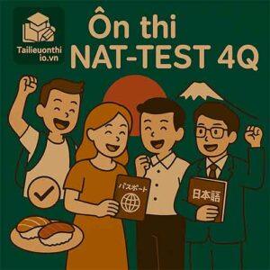 Bộ Đề thi thử NAT-TEST 4Q (tương đương JLPT N4) kèm đáp án + audio