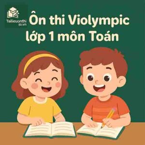 Bộ đề luyện thi Violympic Toán lớp 1 vòng tự luyện