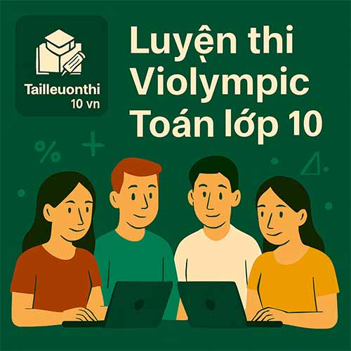 Bộ đề luyện thi Violympic Toán lớp 10 vòng sơ loại
