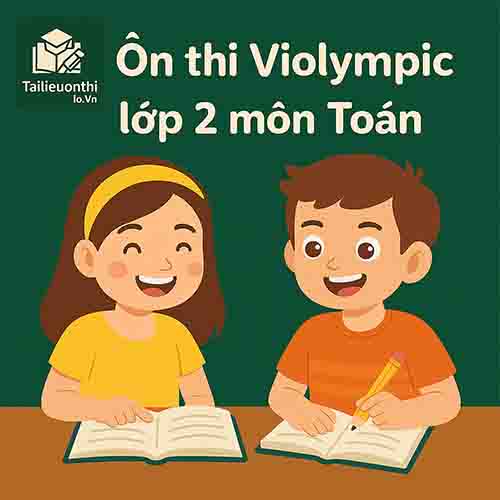 Bộ đề luyện thi Violympic Toán lớp 2 vòng tự luyện