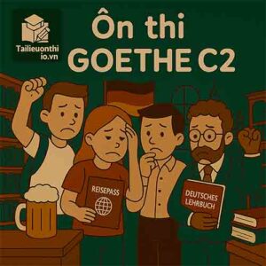 Combo Luyện thi Đọc - Viết Tiếng Đức Goethe C2