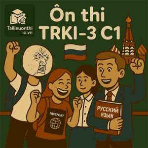Combo Luyện thi Đọc + Viết Tiếng Nga TRKI-3 C1