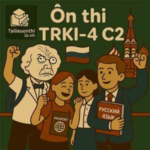 Combo Luyện thi Đọc - Viết Tiếng Nga TRKI-4 C2