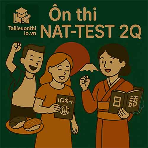 Combo Luyện thi Nghe - Nói NAT-TEST 2Q (tương đương JLPT N2)