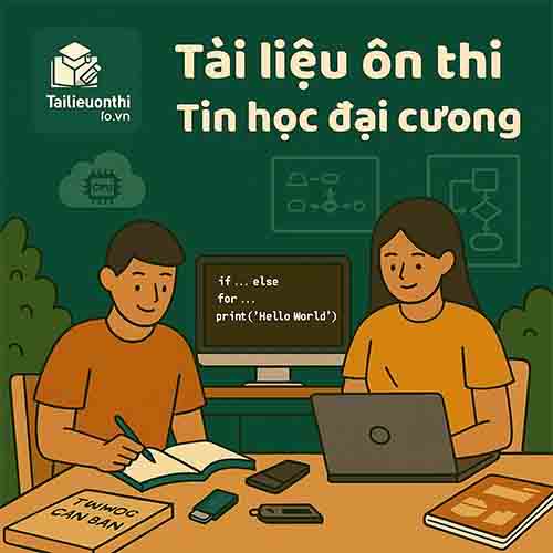 PDF Đề cương & Đề thi giữa kì - cuối kì môn Tin học đại cương HUST có đáp án