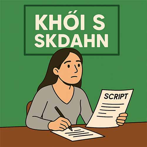 Đề luyện thi Ngành Biên kịch điện ảnh Trường Sân khấu Điện ảnh Hà Nội