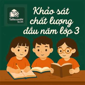 Đề thi khảo sát chất lượng đầu năm lớp 3