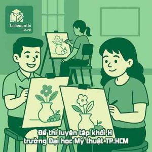 Đề thi luyện tập khối H trường Đại học Mỹ thuật TP.HCM