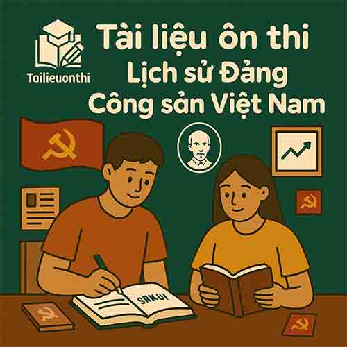 PDF Đề cương & Đề thi giữa kì - cuối kì Lịch sử Đảng Cộng sản Việt Nam HAUI