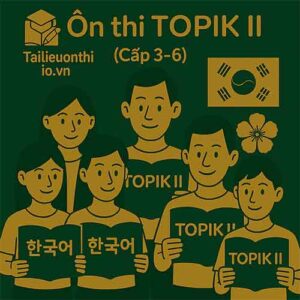 Tổng hợp Ngữ pháp + Từ vựng Luyện thi Tiếng Hàn Topik 4 (TOPIK II)