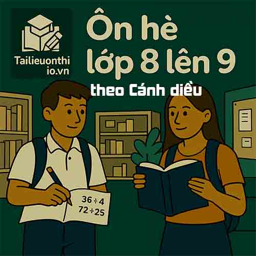 đề ôn tập hè lớp 8 lên 9 (Toán + Tiếng Việt + Tiếng Anh) theo Cánh diều
