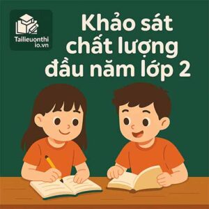 đề thi khảo sát chất lượng đầu năm lớp 2 môn Toán (tiếng Anh) hệ Cambridge có đáp án