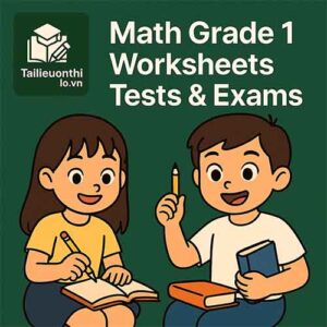 PDF Math Grade 1 – Term 2 Test for Cambridge Primary with answer key