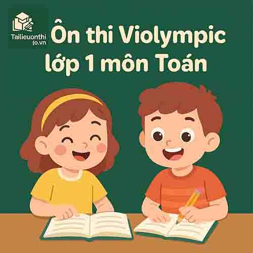 Bộ Đề luyện thi Violympic Toán lớp 1 vòng cấp cụm trường có đáp án