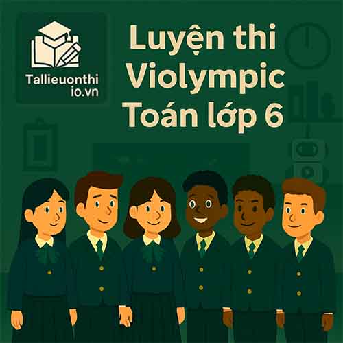 Bộ đề luyện thi Violympic Toán lớp 6 vòng cấp cụm trường