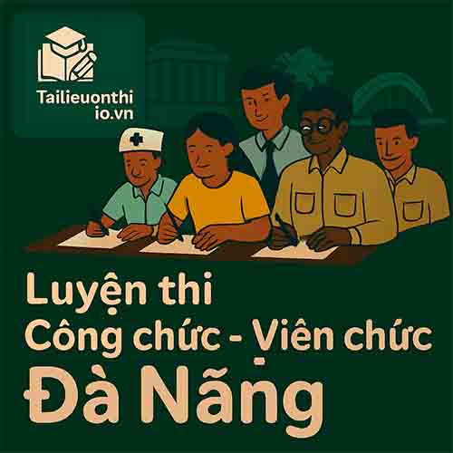 Bộ đề luyện thi Công chức các cấp mọi vị trí tuyển dụng tại Đà Nẵng full 2 vòng
