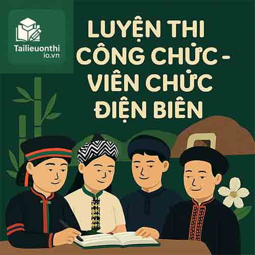 Bộ đề luyện thi Công chức các cấp mọi vị trí tuyển dụng tại Điện Biên full 2 vòng