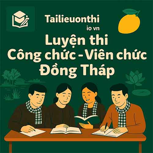 Bộ đề luyện thi Viên chức Y tế mọi vị trí tuyển dụng tại Đồng Tháp full 2 vòng