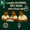 Bộ đề thi thử ĐGNL ĐHSPHN HNUE SPT 2026 môn Công nghệ có đáp án
