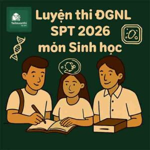 Bộ đề thi thử ĐGNL ĐHSPHN HNUE SPT 2026 môn Sinh học có đáp án