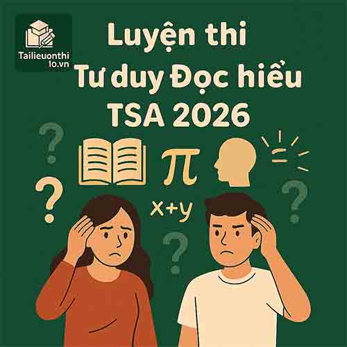 Bộ đề thi thử phần Tư duy Đọc hiểu TSA 2026 đợt 1 có đáp án
