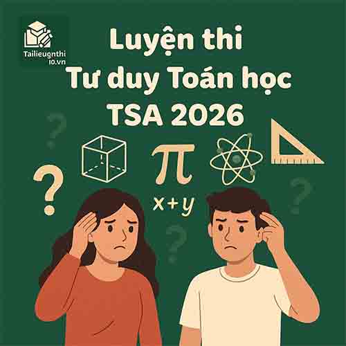 Các dạng bài & Ma trận đề thi phần Tư duy Toán học TSA 2026