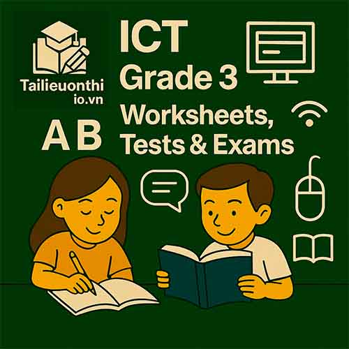ICT Grade 3 – Final Exam for Cambridge Primary with answer key