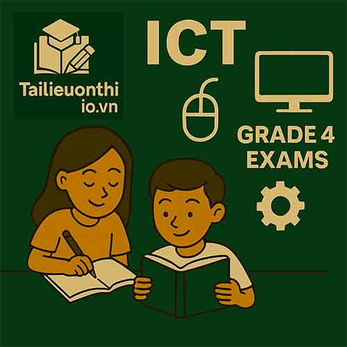 ICT Grade 4 – Final Exam for Cambridge Primary with answer key