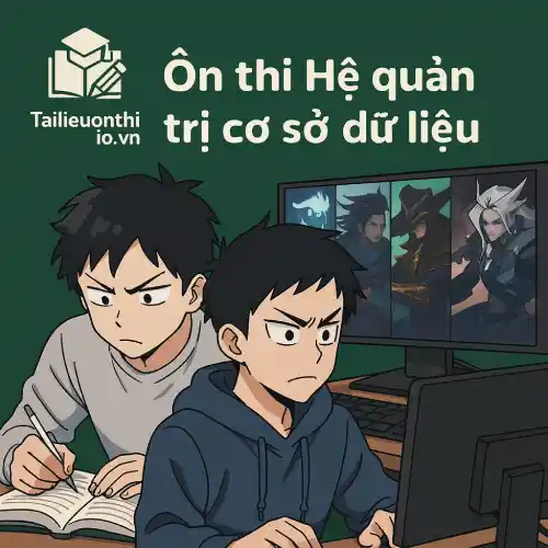 Tiểu luận mẫu - Đề cương - Đề thi mẫu giữa/cuối kì môn Hệ quản trị cơ sở dữ liệu HUST