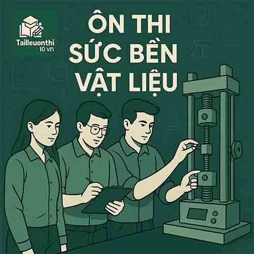 PDF Công thức - Bài tập lớn/Báo cáo thí nghiệm mẫu - Đề thi cuối kì mẫu môn Sức bền vật liệu 1 UTC có lời giải