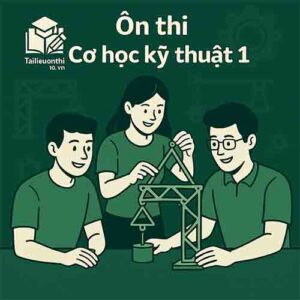 PDF Công thức - Đề thi giữa-cuối kì mẫu Cơ học kỹ thuật 1 HUST có lời giải