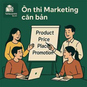 PDF Đề cương - Tiểu luận mẫu/Bài tập nhóm - Đề thi mẫu giữa-cuối kì trắc nghiệm/tự luận môn Marketing căn bản FTU & ULAW