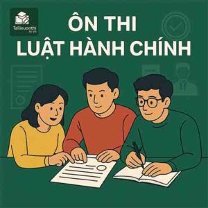 PDF Đề cương - Tiểu luận mẫu/Bài tập nhóm - Đề thi mẫu môn Luật hành chính HLU