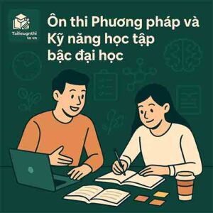 PDF Gợi ý đề tài & 5 tiểu luận mẫu phương pháp học đại học Văn Hiến VHU