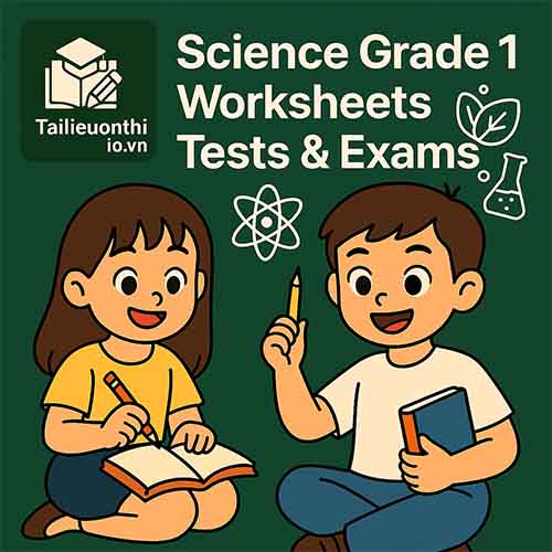 Science Grade 1 – Term 2 Test for Cambridge Primary with answer key