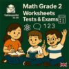 Math Grade 2 – Term 1 Test for Cambridge Primary with answer key
