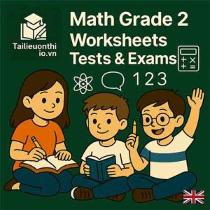 Math Grade 2 – End-of-Year Test for Cambridge Primary with answer key
