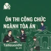 Bộ câu hỏi và 10 đề luyện thi công chức các vị trí ngành tòa án toàn quốc full 2 vòng năm 2026 có đáp án