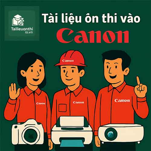 Bộ đề thi thử & 100 câu hỏi phỏng vấn vào ngành IT Canon