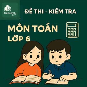 Đề thi - Kiểm tra môn Toán lớp 6