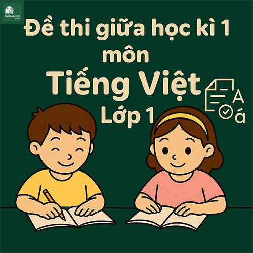 đề thi giữa học kì 1 môn Tiếng Việt lớp 1 sách Kết nối tri thức