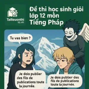 đề ôn thi bồi dưỡng học sinh giỏi lớp 12 môn Tiếng Pháp cấp trường