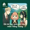 đề ôn thi bồi dưỡng học sinh giỏi lớp 12 môn Tiếng Trung cấp trường