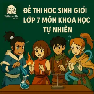 Đề thi học sinh giỏi lớp 7 môn Khoa học tự nhiên