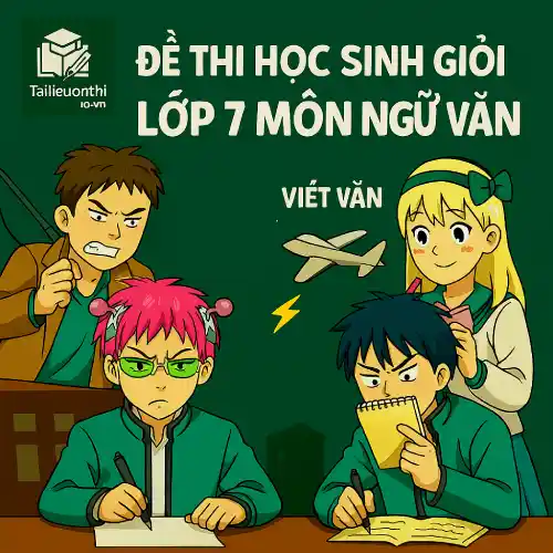đề ôn thi bồi dưỡng Học sinh giỏi lớp 7 môn Ngữ văn cấp trường