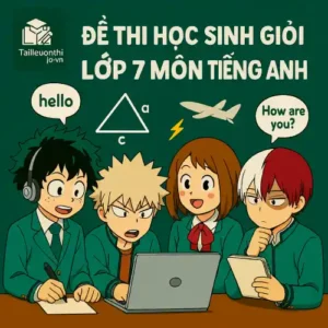 đề ôn thi học sinh giỏi lớp 7 môn Tiếng Anh cấp tỉnh/thành phố