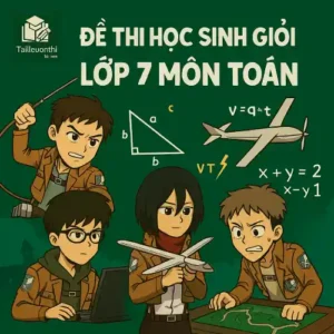 đề ôn thi bồi dưỡng Học sinh giỏi lớp 7 môn Toán TP Hồ Chí Minh