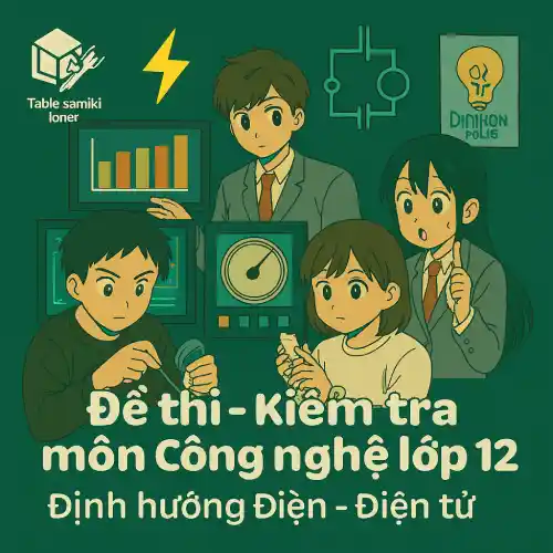 đề kiểm tra 15 phút môn Công nghệ Điện - Điện tử lớp 12